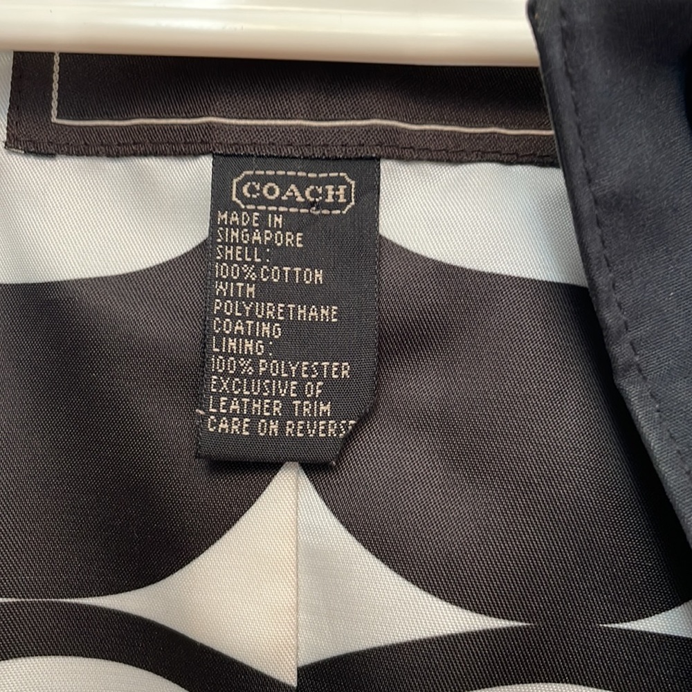 Authentic Coach Trench Coat - image 5